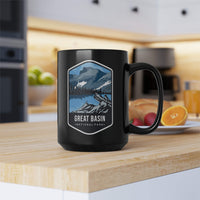 Great Basin National Park Black Ceramic Mug