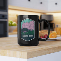 Capitol Reef National Park Black Coffee Mug