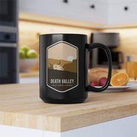 Death Valley National Park Black Ceramic Mug