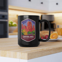 Canyonlands National Park Black Coffee Mug