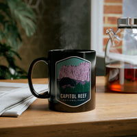 Capitol Reef National Park Black Coffee Mug