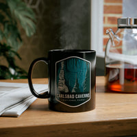 Carlsbad Caverns National Park Black Coffee Mug