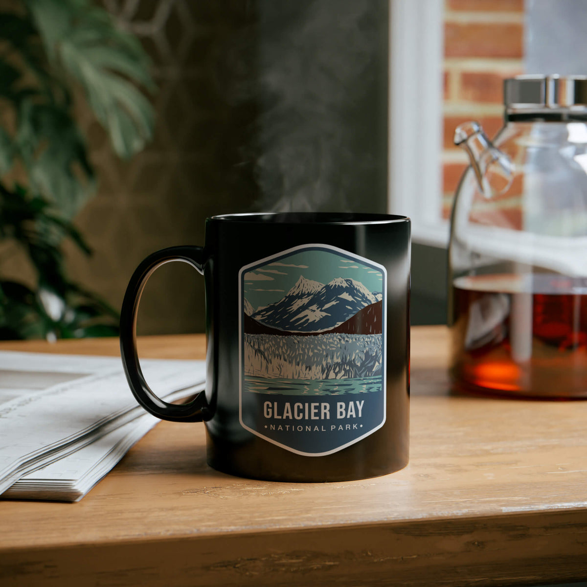 Glacier Bay Souvenir Mug - National Park Design