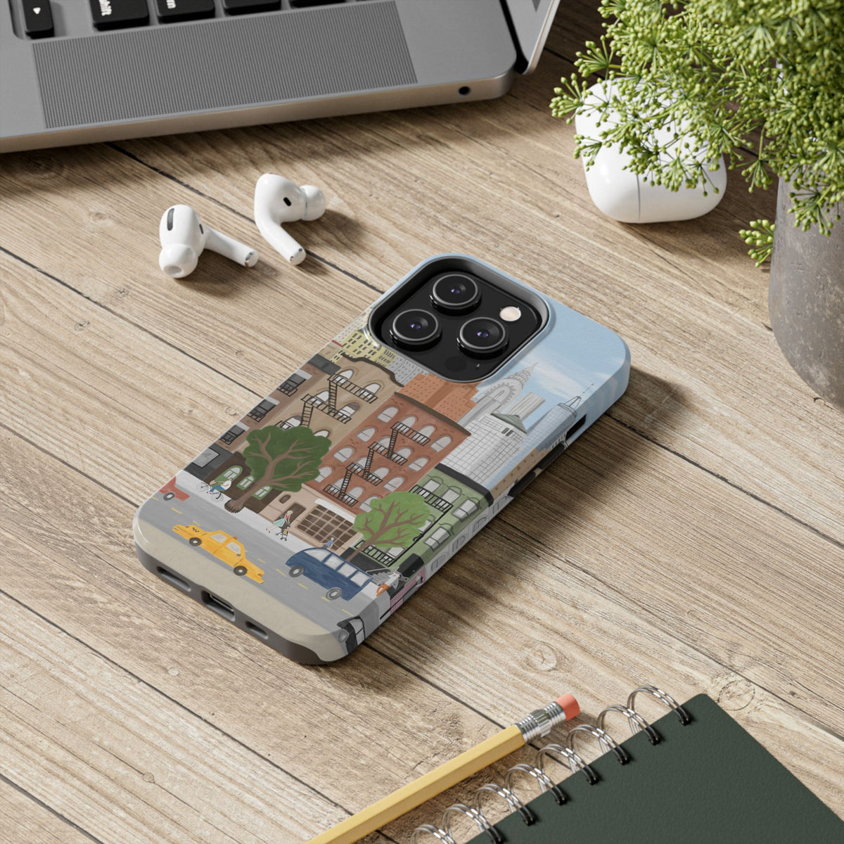 New York City Street Scene Phone Case