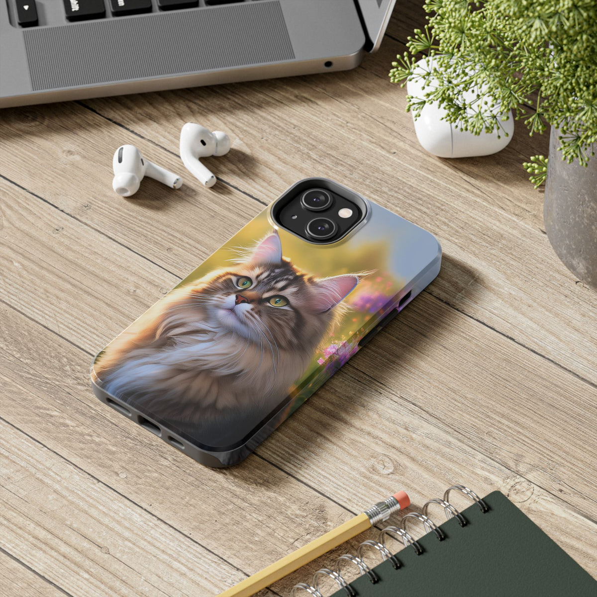 Siberian Cat Phone Case, Perfect for Holiday Pet Gifting with Free Shipping