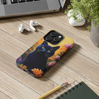 Black Cat Phone Case for iPhone and Samsung