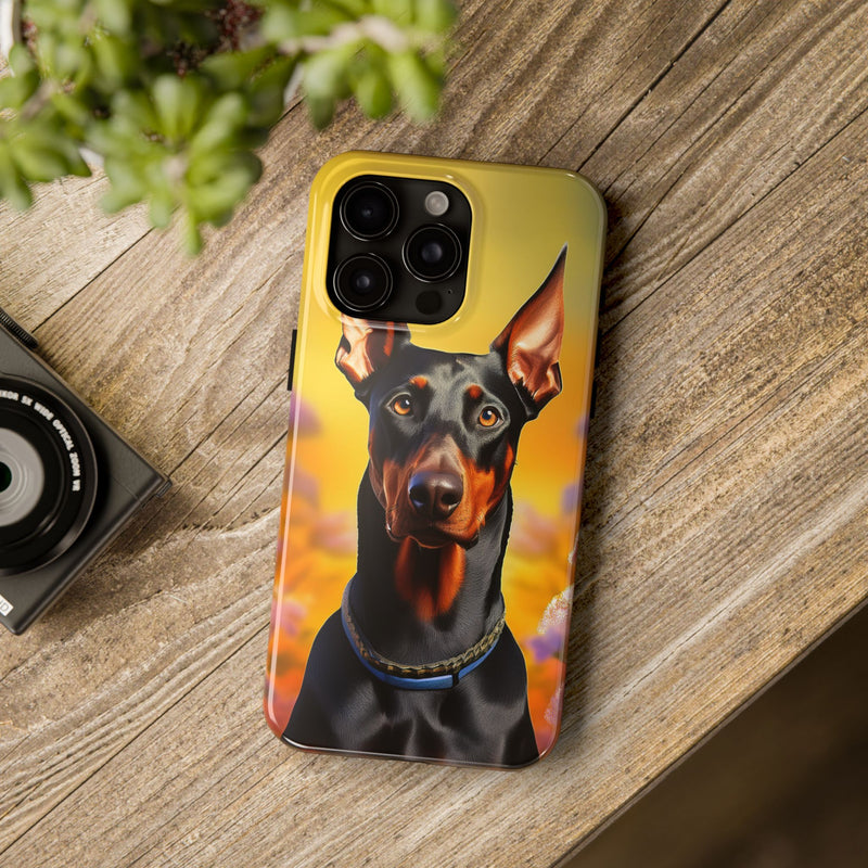 Doberman Dog iPhone and Samsung Phone Case with Free Shipping