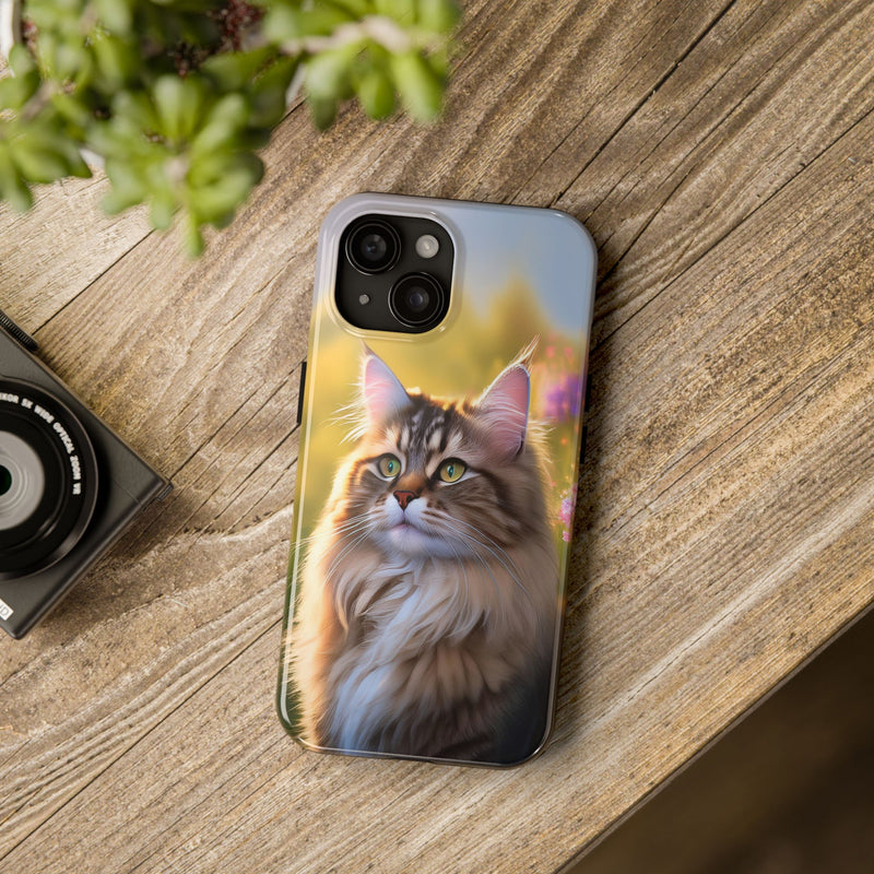 Siberian Cat Phone Case, Perfect for Holiday Pet Gifting with Free Shipping