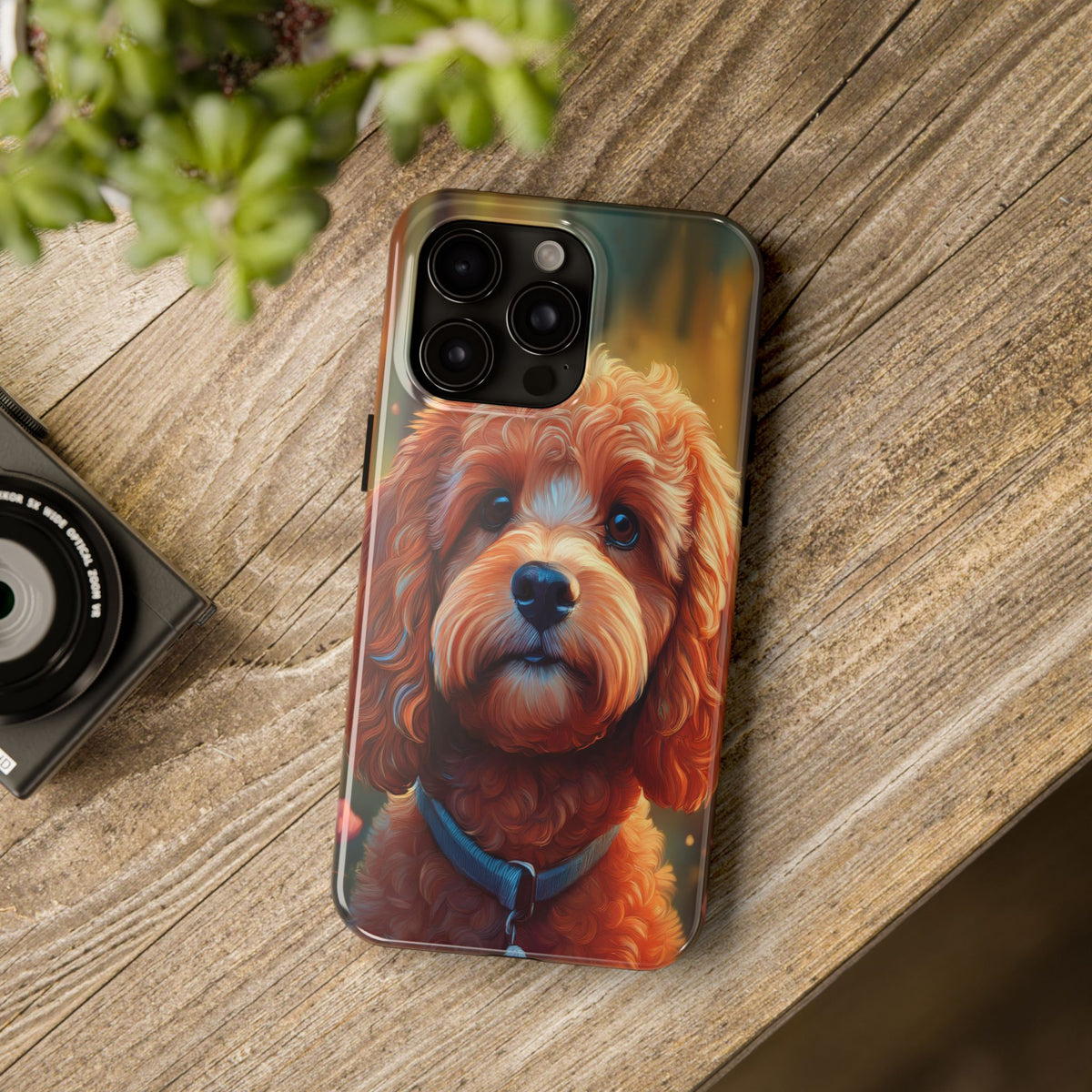 Cute Red Cavapoo Phone Case with Free Shipping