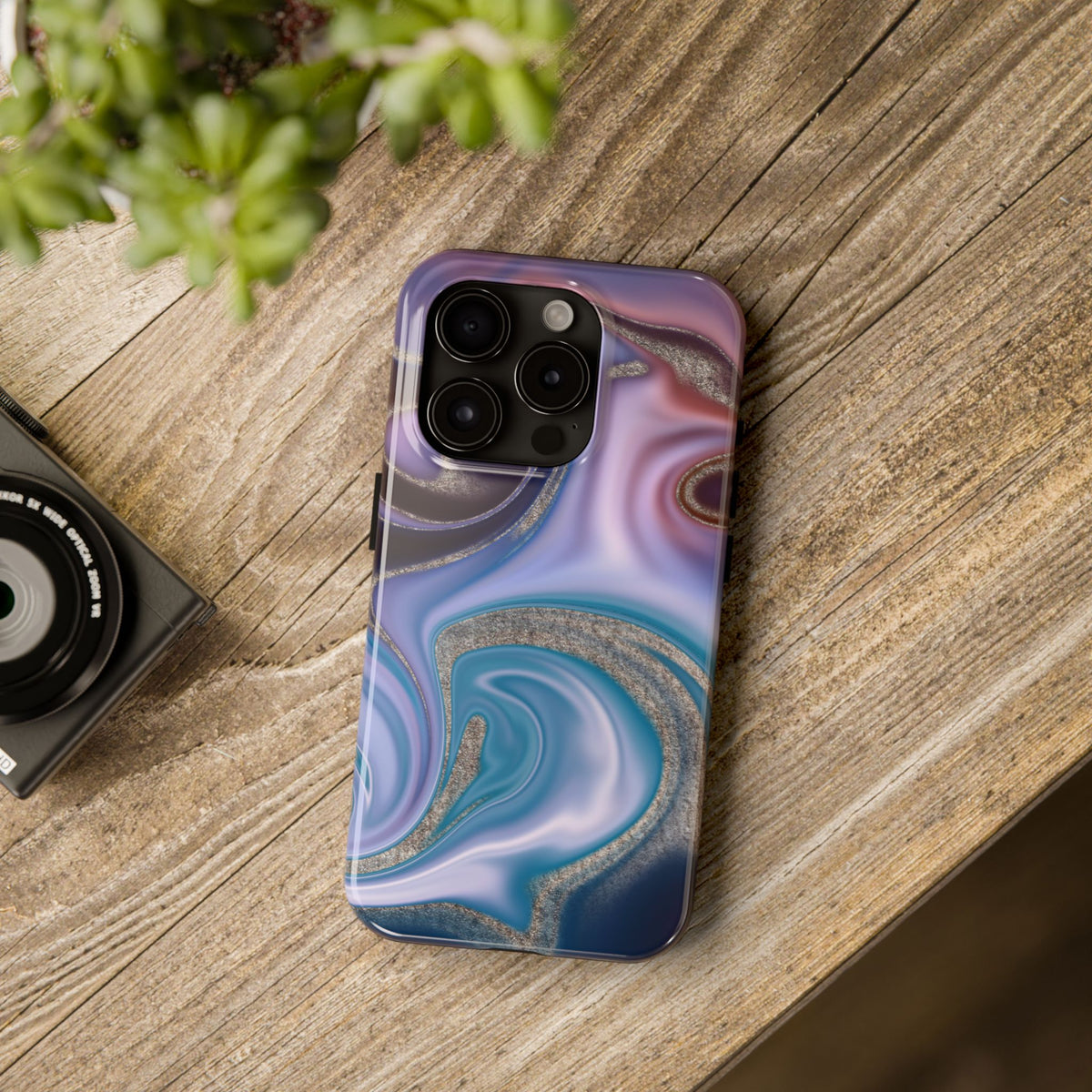 Swirled Marble Phone Case