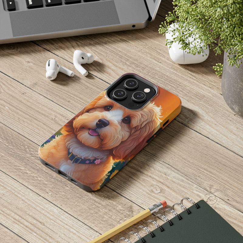 Cavapoo Dog iPhone and Samsung Case with Free Shipping