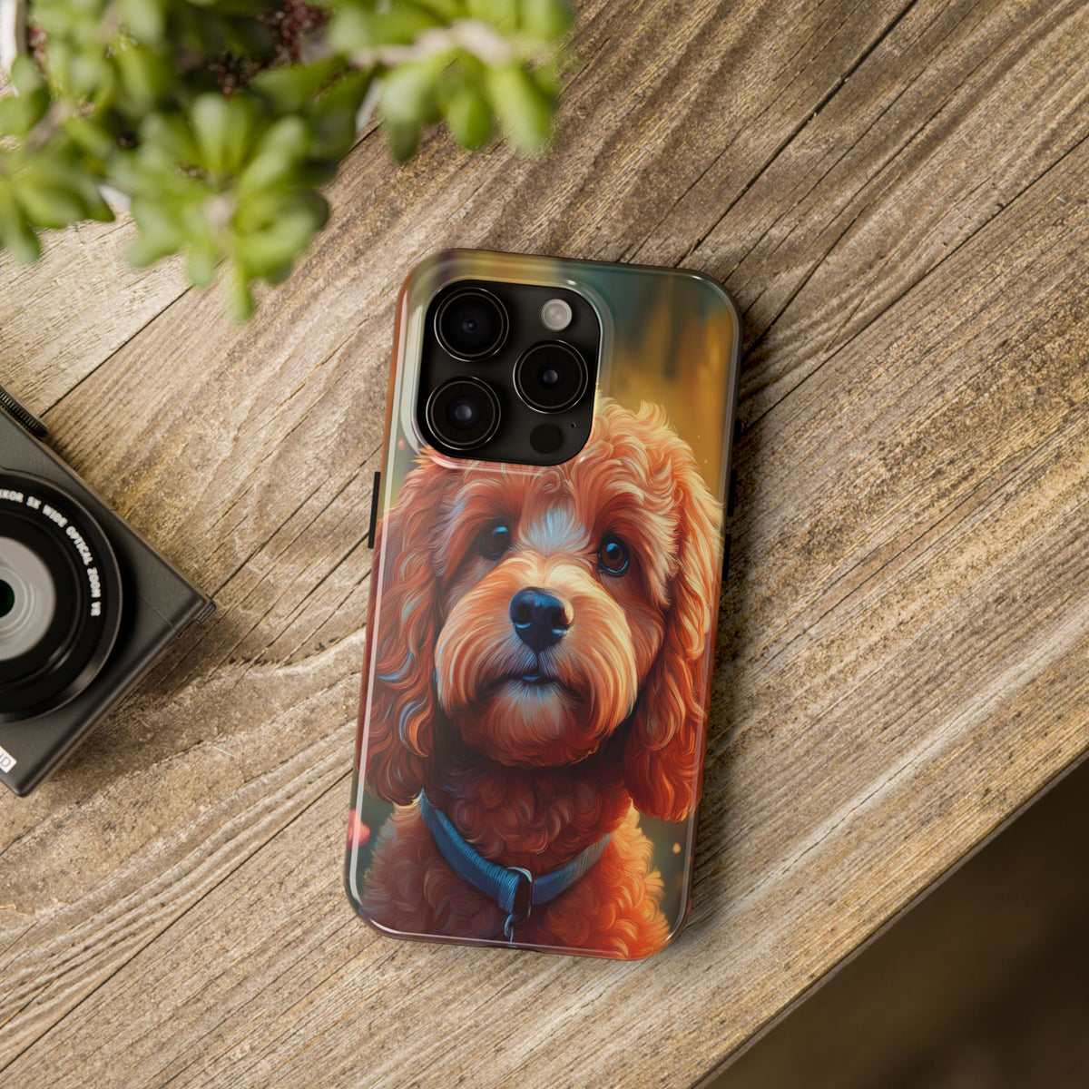 Cute Red Cavapoo Phone Case with Free Shipping