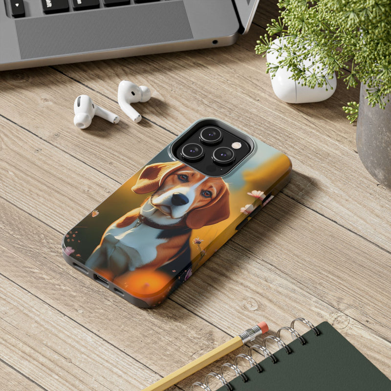 Beagle Dog iPhone and Samsung Phone Case