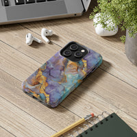 Exclusive Amethyst Drift Marble Pattern Phone Case