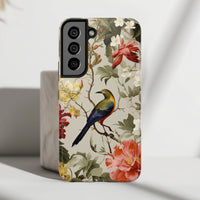 Elegant Bird and Floral Phone Case