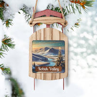 Kobuk Valley National Park Christmas Sled Ornament