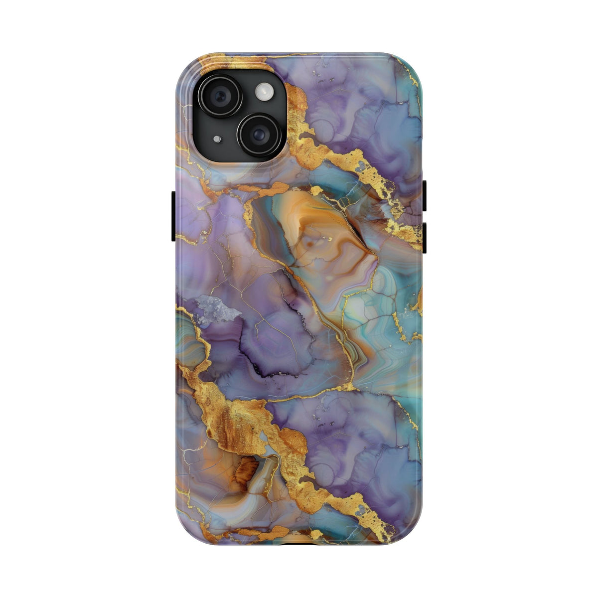 Exclusive Amethyst Drift Marble Pattern Phone Case