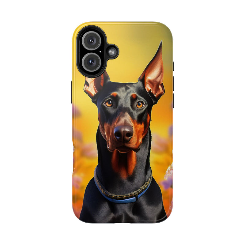 Doberman Dog iPhone and Samsung Phone Case with Free Shipping