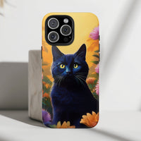 Black Cat Phone Case for iPhone and Samsung