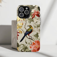 Elegant Bird and Floral Phone Case