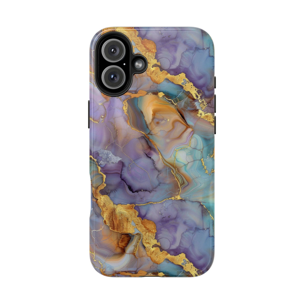 Exclusive Amethyst Drift Marble Pattern Phone Case