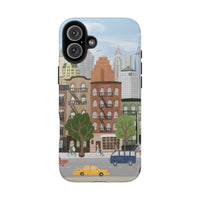 New York City Street Scene Phone Case