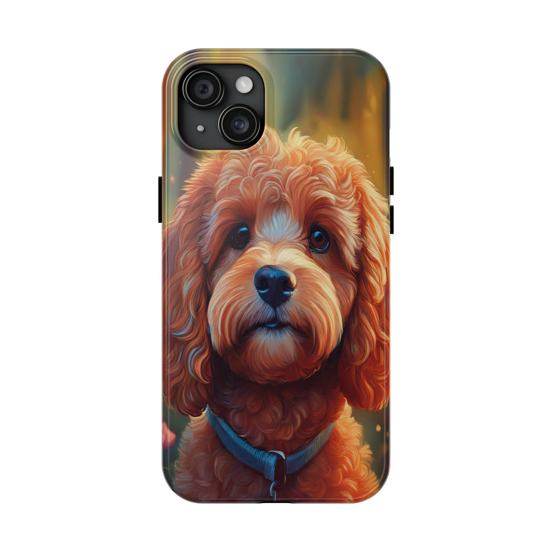 Cute Red Cavapoo Phone Case with Free Shipping