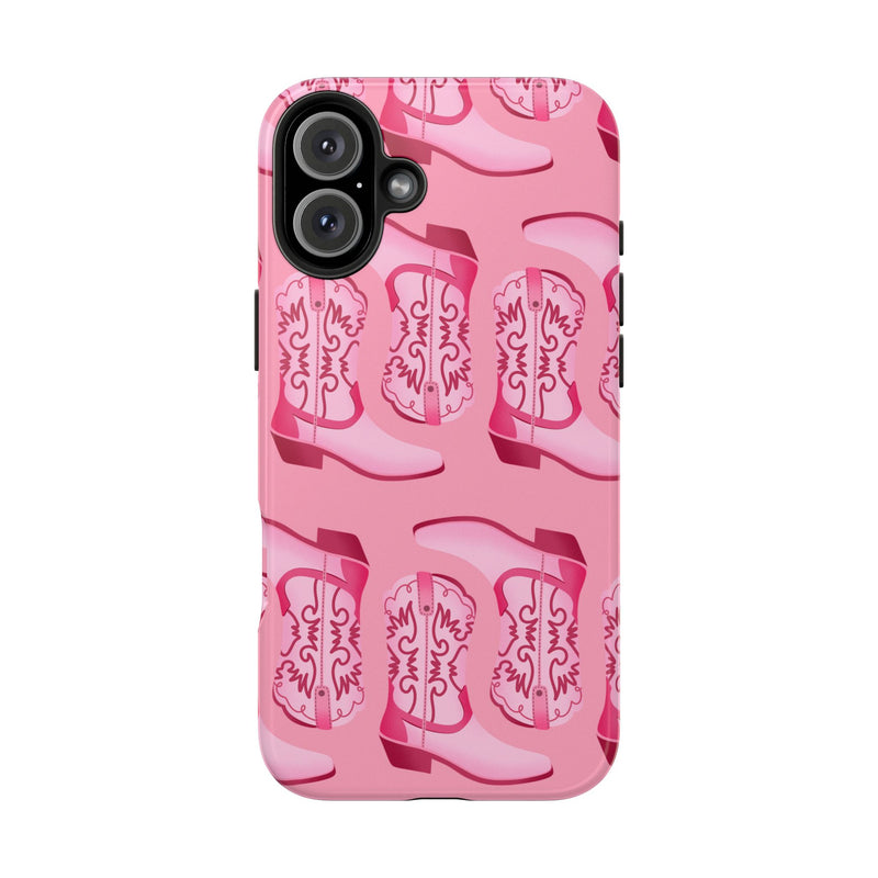 Pink Cowboy Boots Cute Country Phone Case