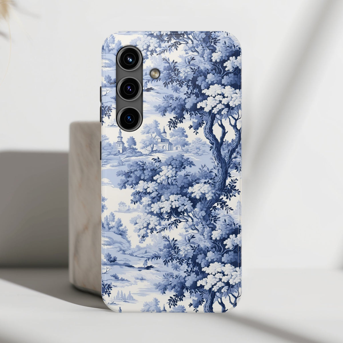 Blue and White Toile Phone Case Blue and White Toile Phone Case