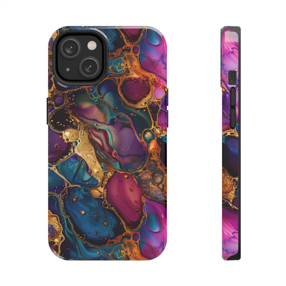 Exclusive Molten Jewel Phone Case, Shockproof Impact Resistant Cover