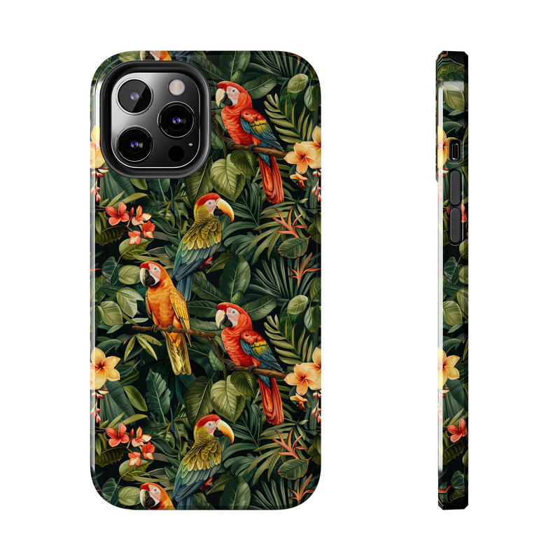 Tropical Parrot Jungle Phone Case