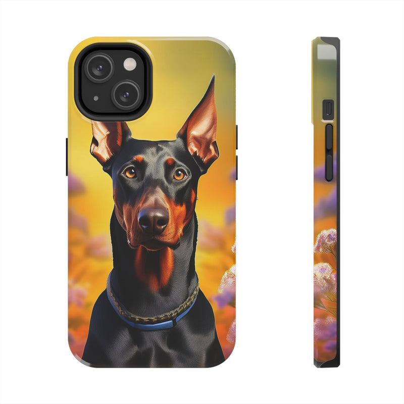 Doberman Dog iPhone and Samsung Phone Case with Free Shipping