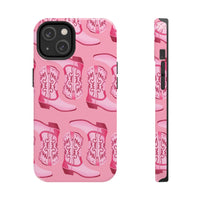 Pink Cowboy Boots Cute Country Phone Case