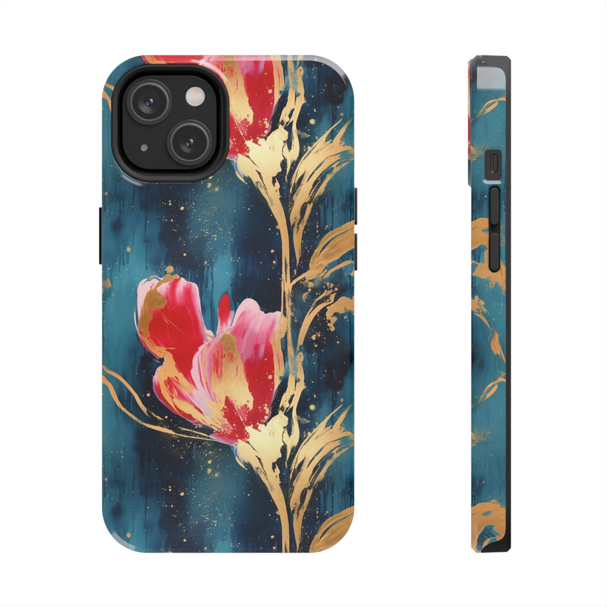 Luxe Painted Tulip Floral Phone Case