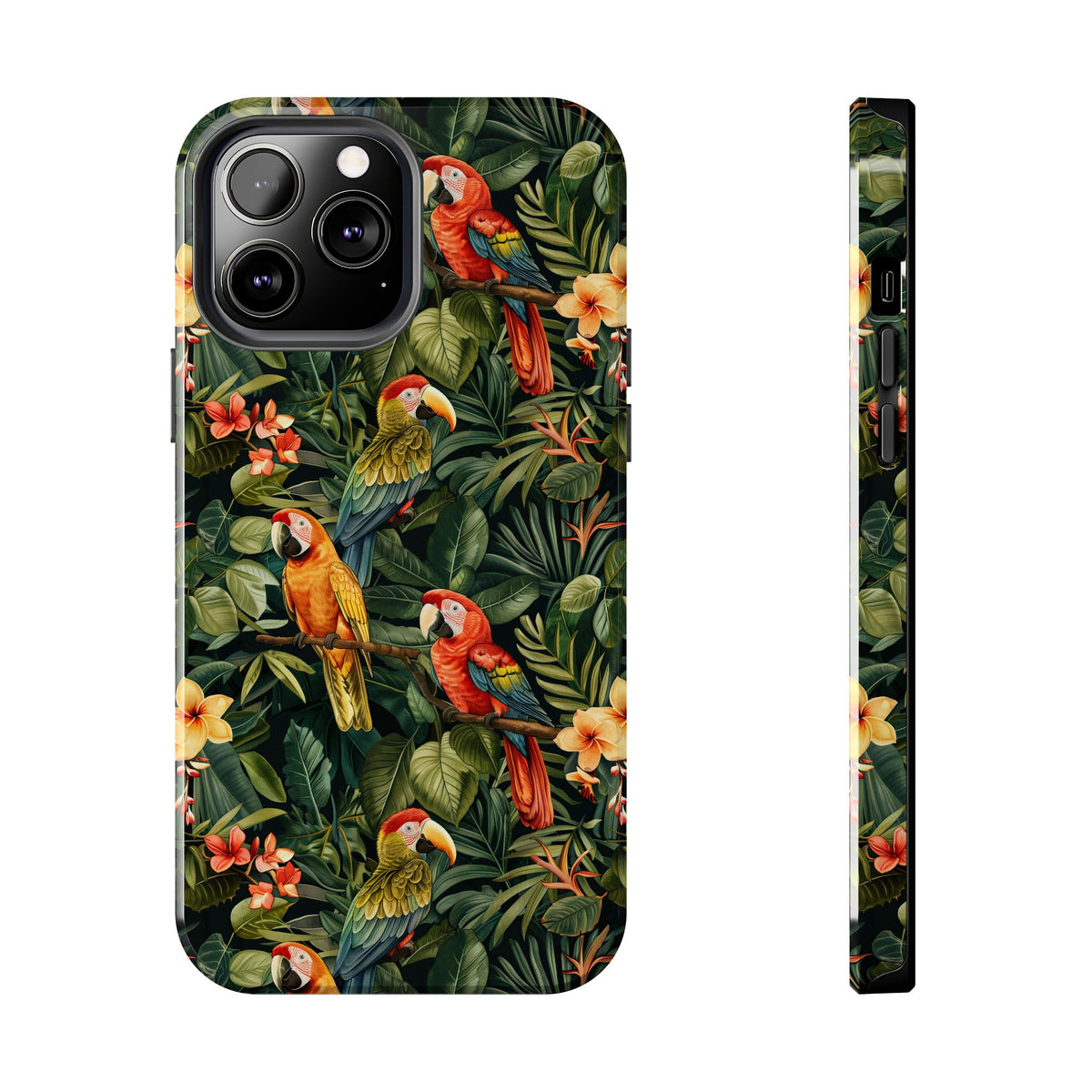 Tropical Parrot Jungle Phone Case