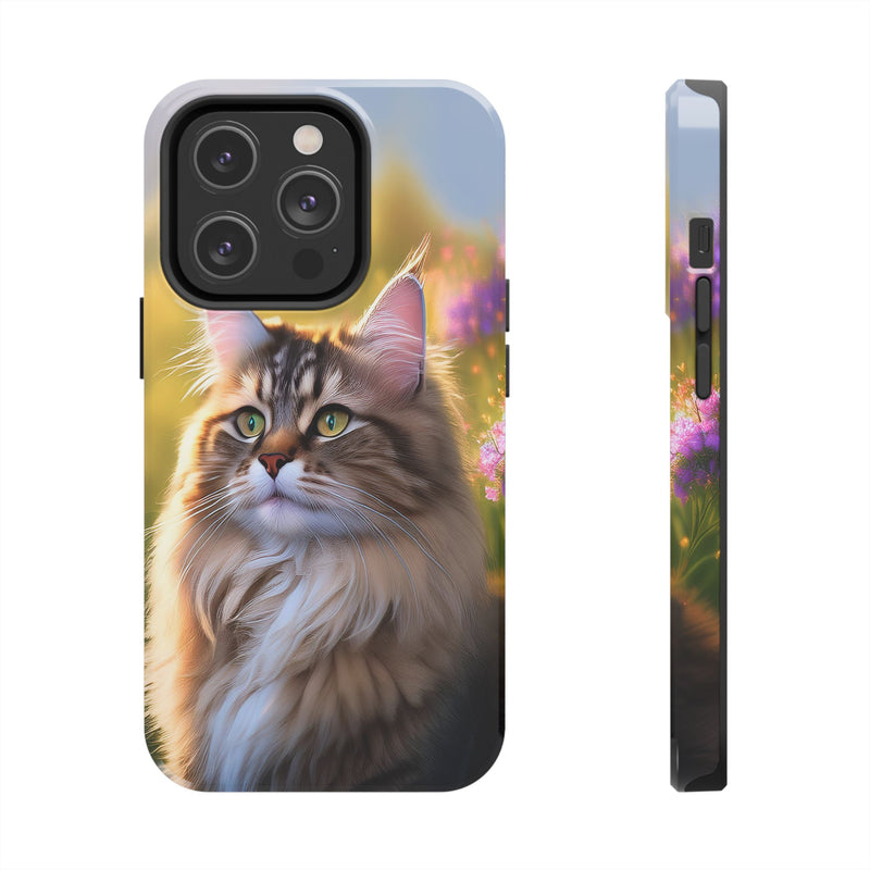 Siberian Cat Phone Case, Perfect for Holiday Pet Gifting with Free Shipping