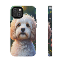 White Cavapoo Dog Phone Case