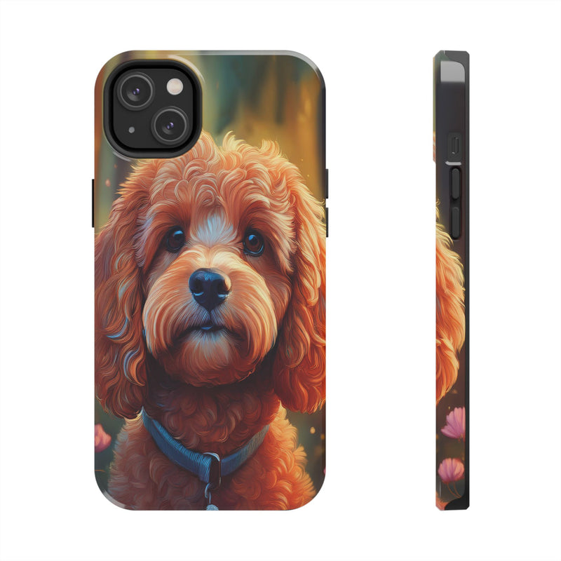 Cute Red Cavapoo Phone Case with Free Shipping