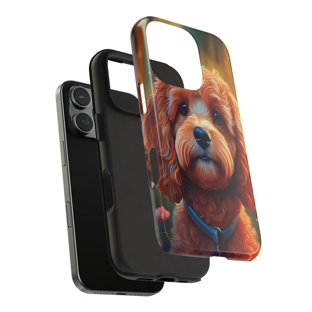 Cute Red Cavapoo Phone Case with Free Shipping