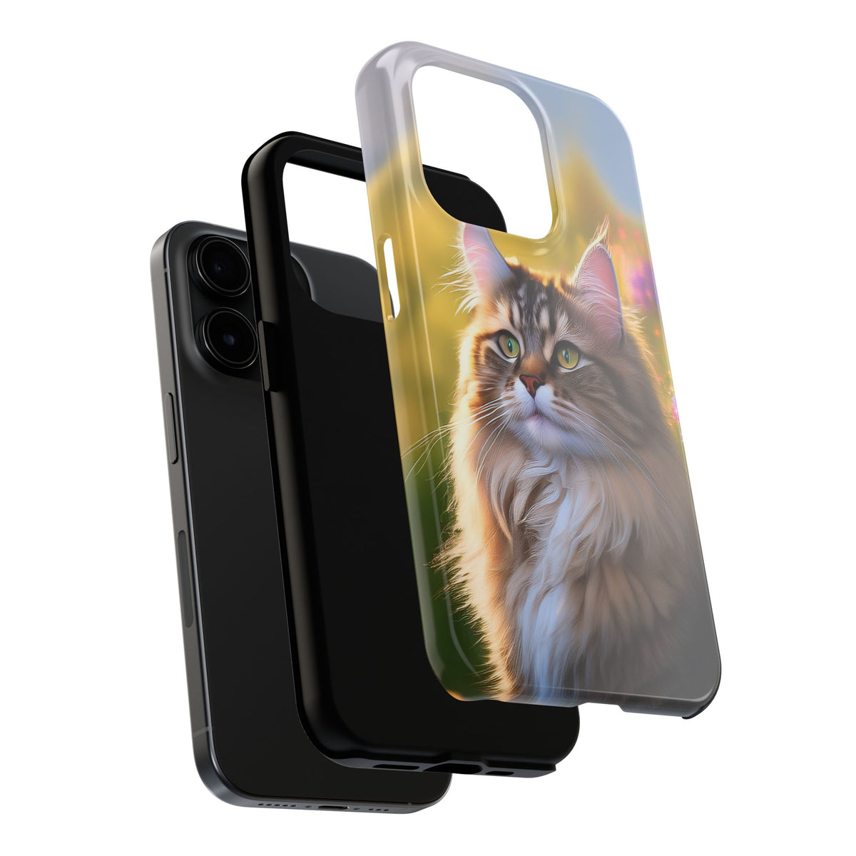 Siberian Cat Phone Case, Perfect for Holiday Pet Gifting with Free Shipping