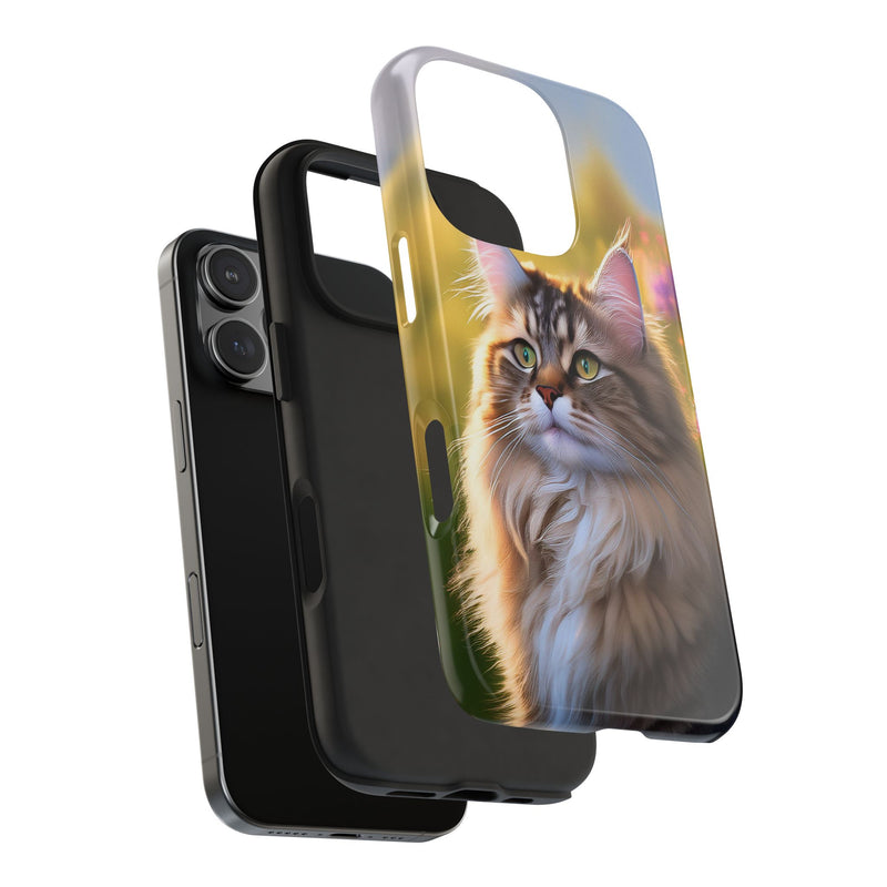 Siberian Cat Phone Case, Perfect for Holiday Pet Gifting with Free Shipping