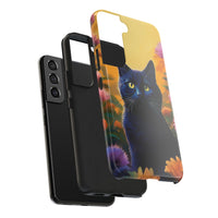 Black Cat Phone Case for iPhone and Samsung