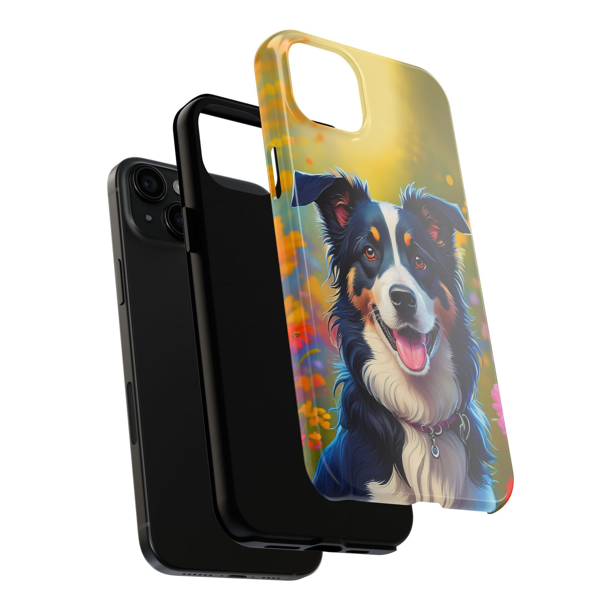 Border Collie iPhone and Samsung Phone Case