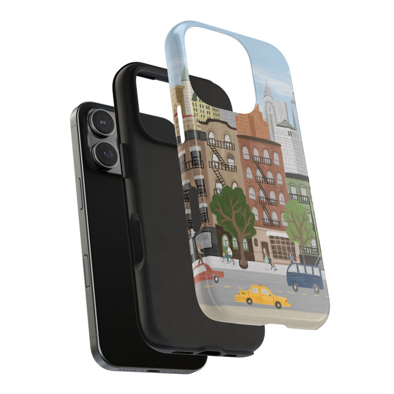 New York City Street Scene Phone Case