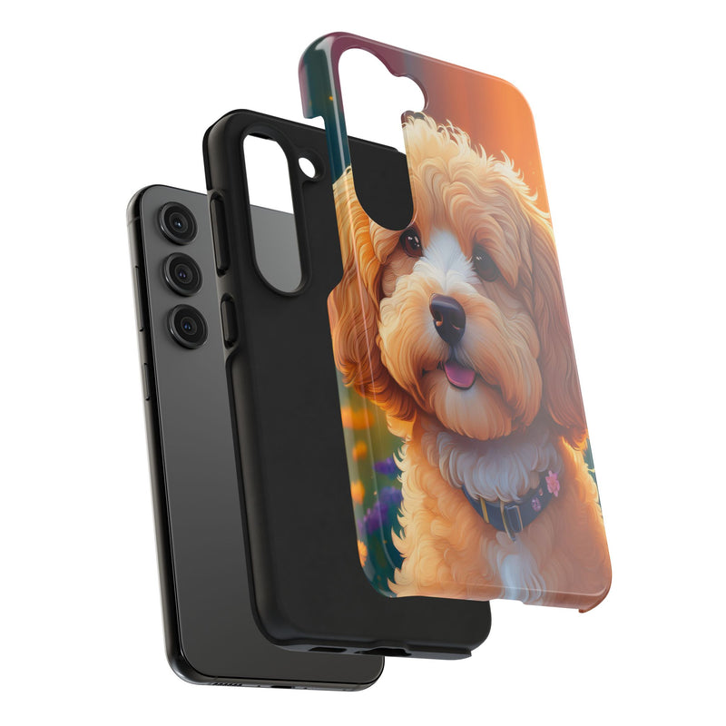 Cavapoo Dog iPhone and Samsung Case with Free Shipping