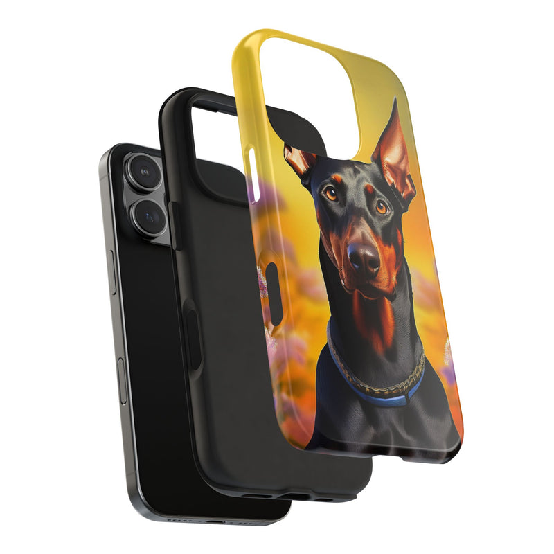 Doberman Dog iPhone and Samsung Phone Case with Free Shipping