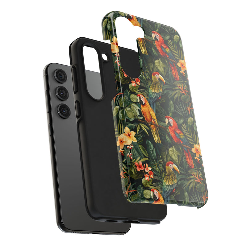 Tropical Parrot Jungle Phone Case