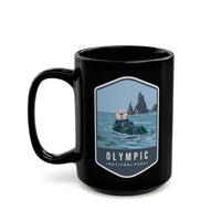 Olympic National Park Black Ceramic Mug