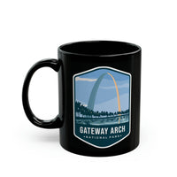 Ceramic mug featuring the Gateway Arch design with Gateway Arch National Park logo.