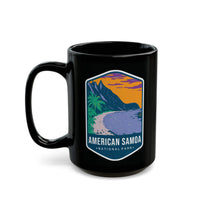 Ceramic coffee mug featuring a scenic design with American Samoa National Park.